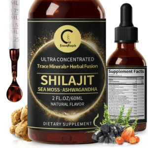 Shilajit Liquid Drops with Sea Moss,