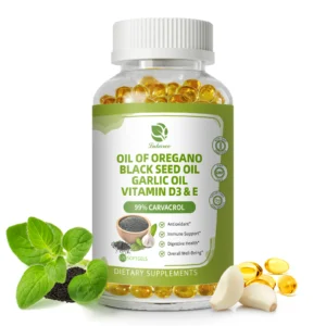 LUKAREE Oregano Oil Capsules with Black Seed