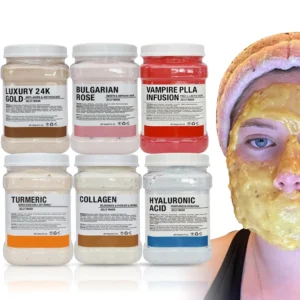 6PCS Jelly Mask Powder W